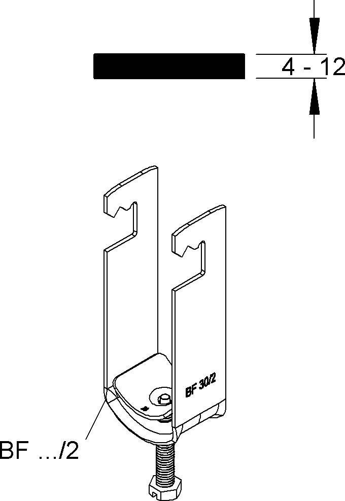 Niedax Bügelschelle BF 46/2