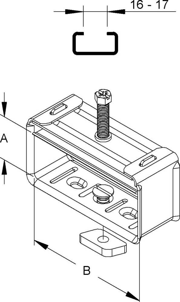 50 Stk. Niedax Bündelschelle BUE 100/40.25