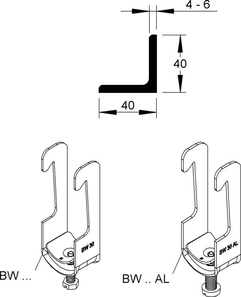 Niedax Bügelschelle BW 34