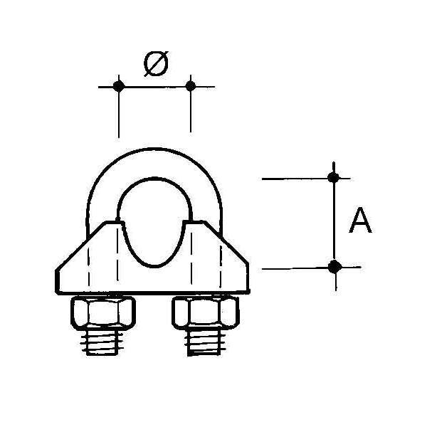 100 Stk. Niedax EKLIPS-Band/Seilbf. CWG-23