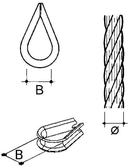 100 Stk. Niedax EKLIPS-Band/Seilbf. WT-23