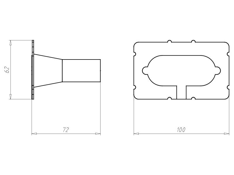 Kaiser Ovaltrichter 1261-42