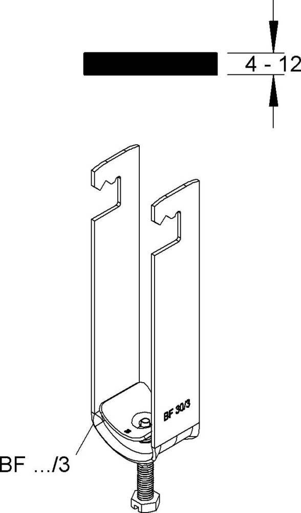 Niedax Bügelschelle BF 26/3