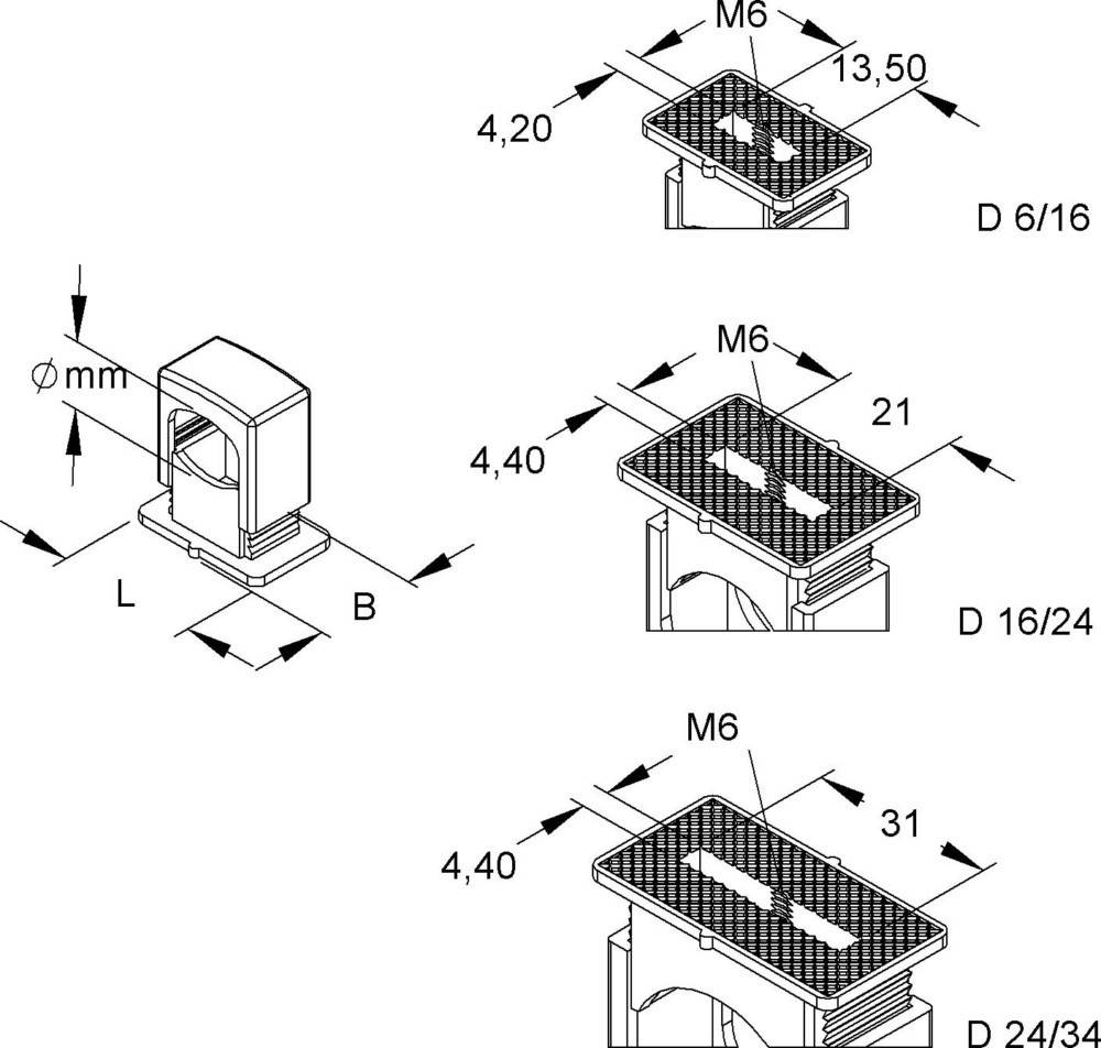 Niedax Iso-D-Schelle D 24/34