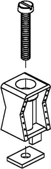 100 Stk. Niedax Reihenschelle B 291