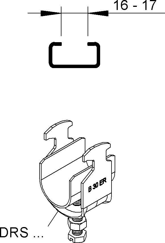 Niedax Dampfrohrschelle DRS 8 E3