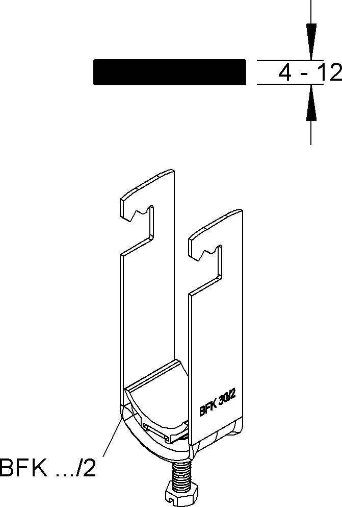Niedax Bügelschelle BFK 30/2