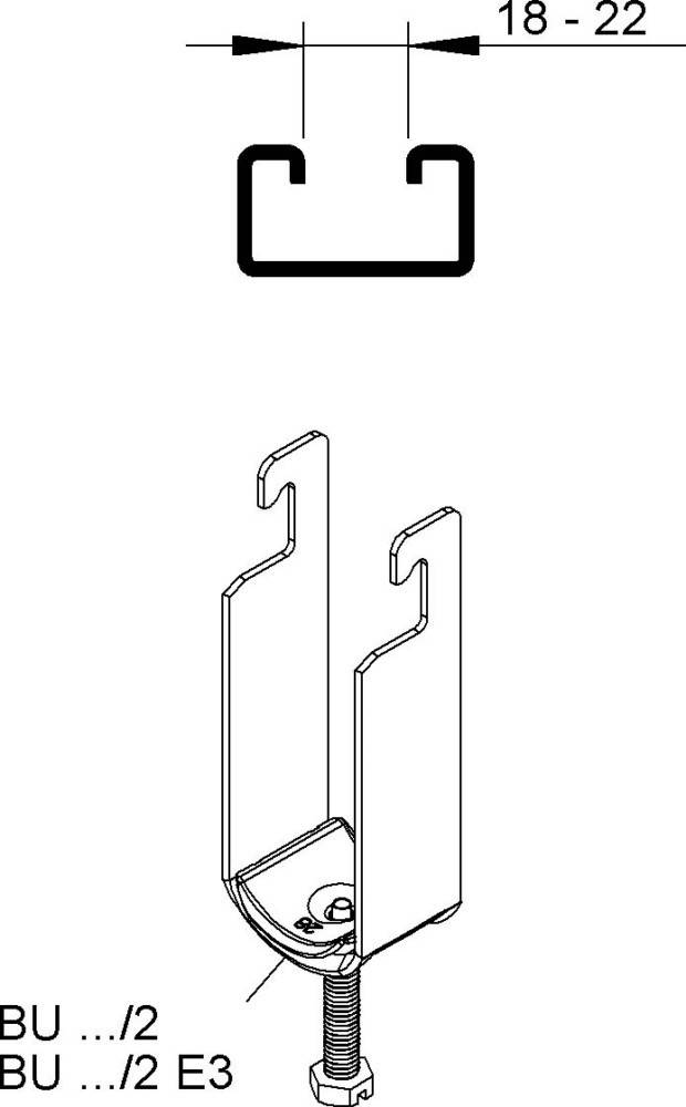 Niedax Bügelschelle BU 46/2 E3