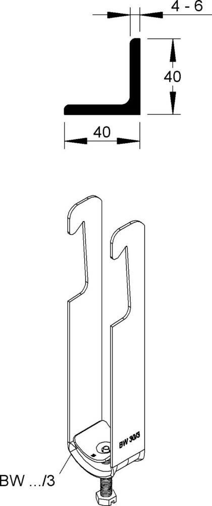 Niedax Bügelschelle BW 18/3