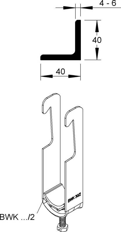 100 Stk. Niedax Bügelschellen BWK 18/2