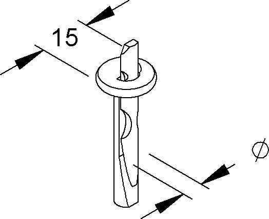 Niedax Deckennagel NDN 6/35