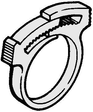 100 Stk. HellermannTyton Befestigungsschelle SNP6-HIR-BK-C1