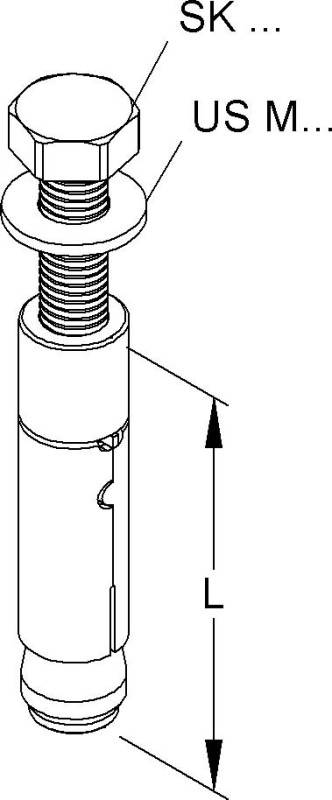 Niedax N-Dübel N 14/60.60 B