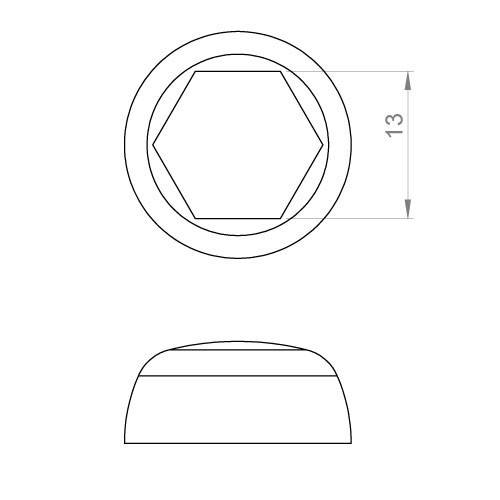 Unex Iso. Schutzkappe 66819