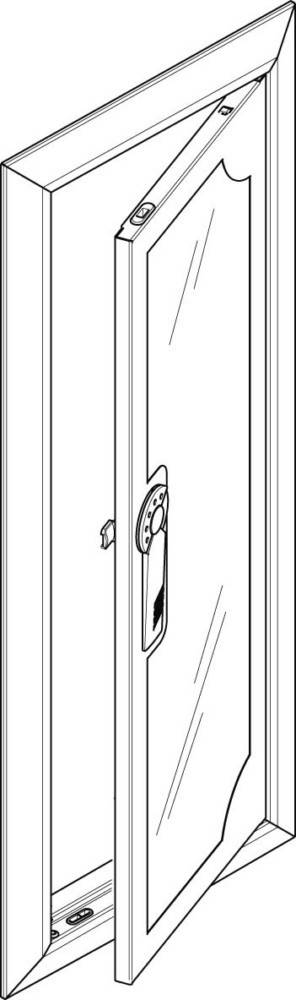 ABN Blendrahmen mit Sichttüre GBRU14TS