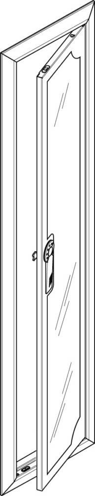 ABN Blendrahmen mit Sichttüre GBRU17TS