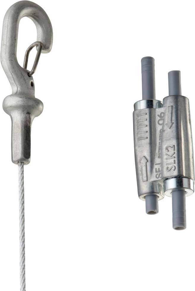 20 Stk. Erico Stahlseilsystem SLK15L2