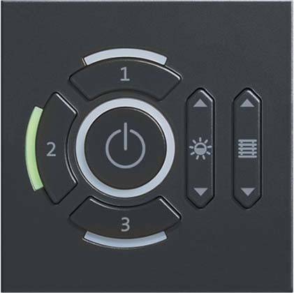 Zumtobel Group Bediengerät anthr LM-CCB 1/2/3 Li/Be