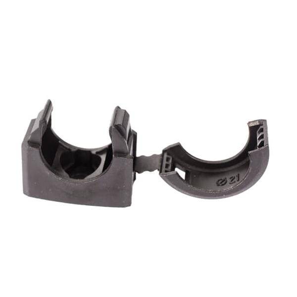 10 Stk. ABB Stotz S&J T&B Schlauch-Clips schwarz ACB16