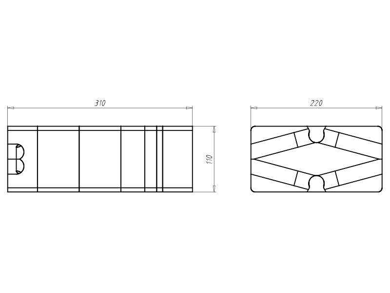 Kaiser SystemGeräteträger 240-310 9966.22