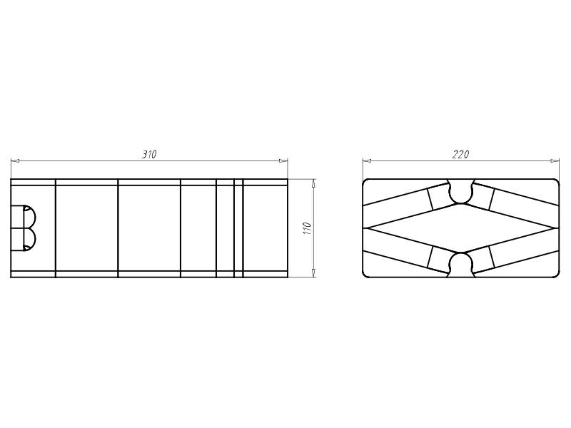 Kaiser SystemGeräteträger 240-310 9966.32