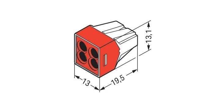WAGO GmbH & Co. KG Dosenklemme 773-604
