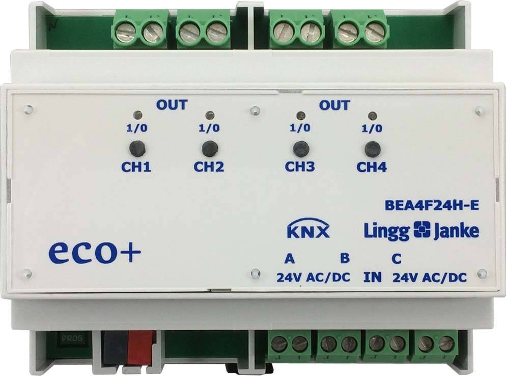 Lingg&Janke KNX Binär Ein/Ausgang eco+ BEA4F24H-E