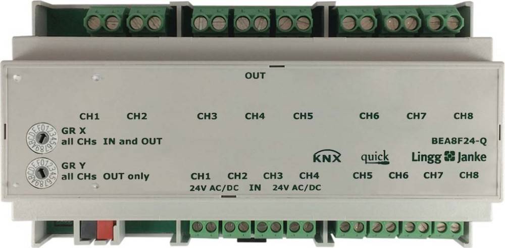 Lingg&Janke KNX Binär Ein/Ausgang BEA8F24-Q
