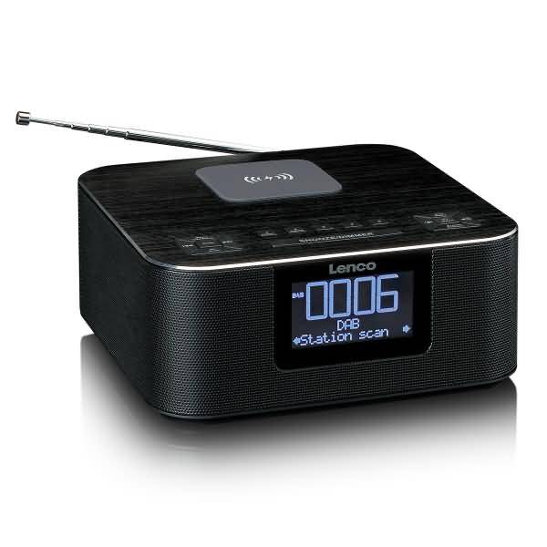 Lenco CR-650BK - DAB+/ FM Radiowecker, Schwarz