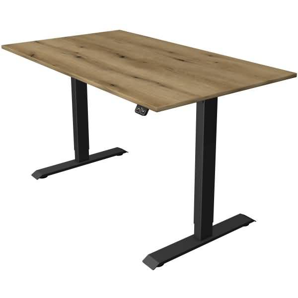 Sitz-/Stehtisch Move 1 elektr. höhenverstellbar BxTxH 140x80 -123cm eiche/anthrazit