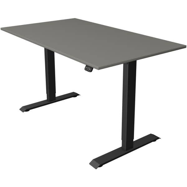 kerkmann Sitz-Steh-Schreibtisch Move 1, (B)1.400 mm, graphit