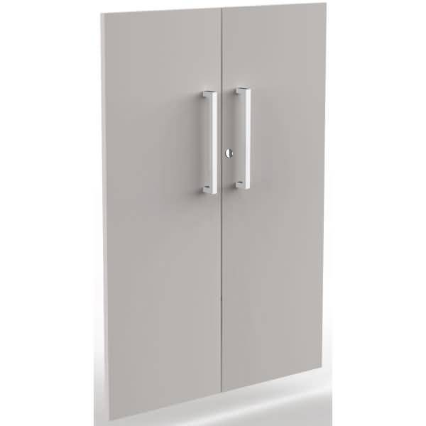 Vorbautüren Aveto 3OH Set Breite 760mm lichtgrau