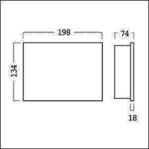 Zumtobel Group Einbaugehäuse WMB Touchpanel TCI