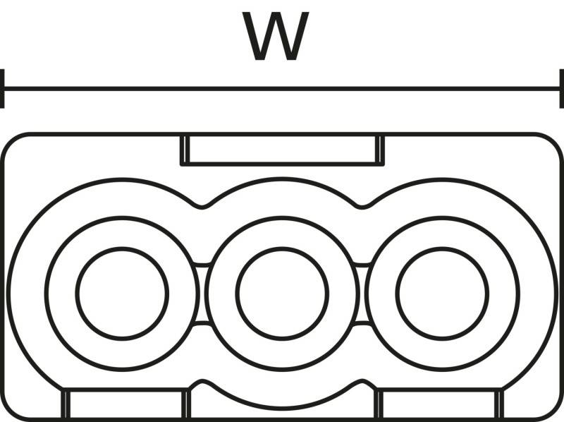 HellermannTyton Verbindungsdosenklemme HCPM-2 PC YE 150