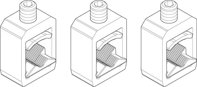 ABN Rahmenklemme XASRK12 (VE3)