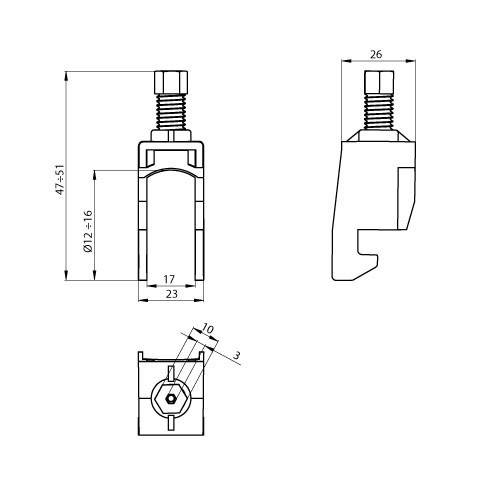 Unex Kabelschelle 67711-48