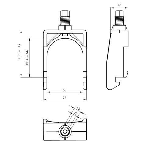 Unex Kabelschelle 67791-48