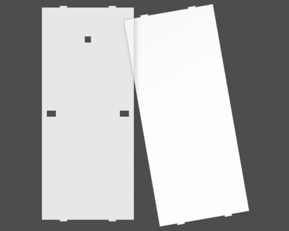 MDT technologies Schriftfeldabdeckung ZSFA55P2