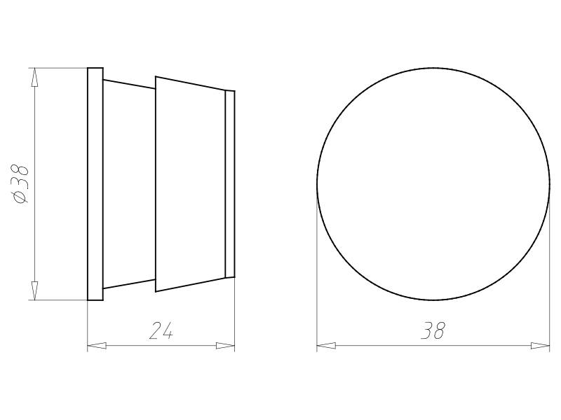 Kaiser Dichtstopfen 1040-40