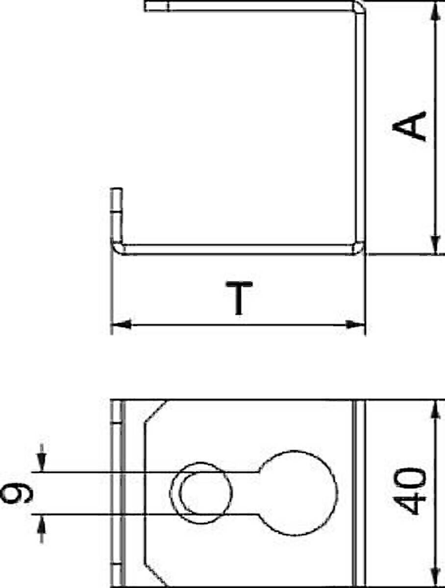 OBO Bettermann Installationsbügel BSKM-BD 1025