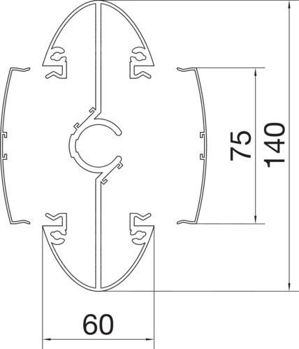 Tehalit Designstandsäule DEP650D
