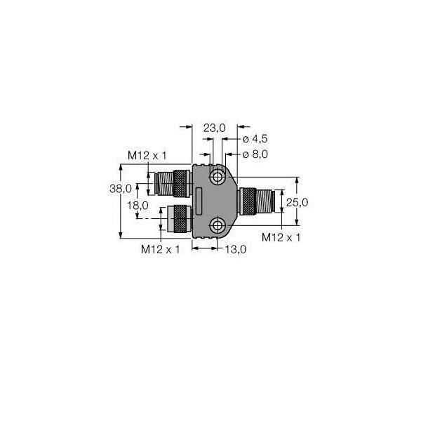 Turck Y-Stück VB2-FSW/FKW/FSW 45