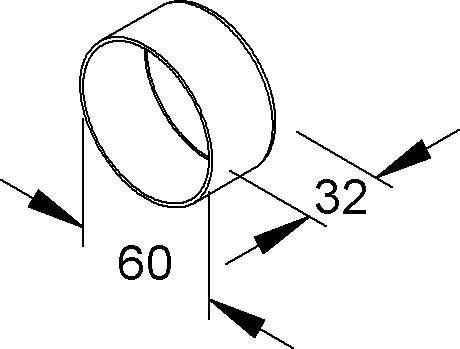 Niedax Schutzkappe D=60 mm SKMI 60