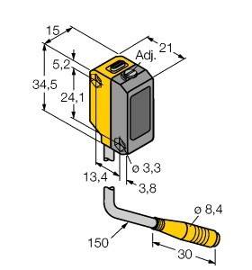 Turck Opto-Sensor QS18VN6LAF250Q