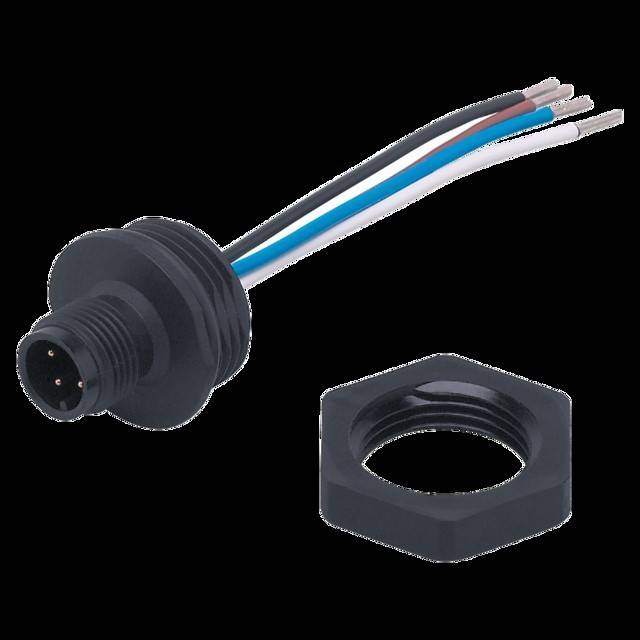 Ifm Electronic Einbaustecker gerade M12 E7006S