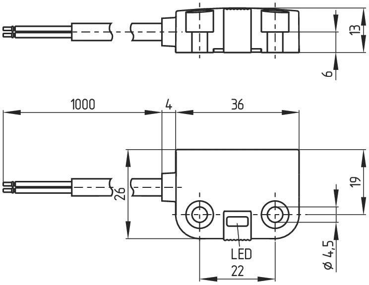 Schmersal Sicherheits-Sensor BNS 260 STG-AS-R