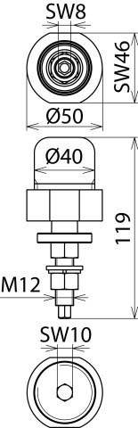 DEHN Mastadapter MA SDS M12