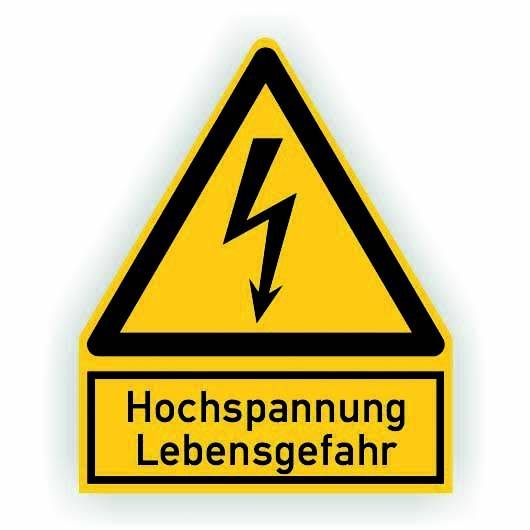 Cimco Werkzeuge WS HSP Lebensgefahr. Folie 182728