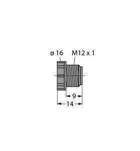 Turck Schraubstopfen VS-M12-BK