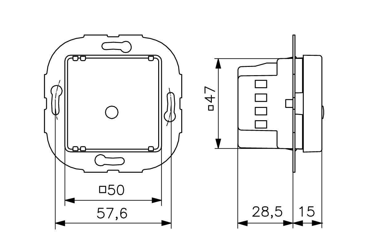 Alre-it Raumtemperaturfühler UP FUFC47-0000
